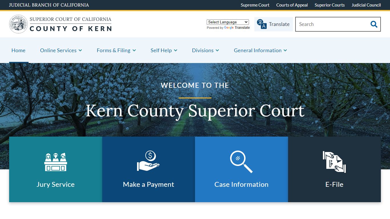 Home | Superior Court of California | County of Kern